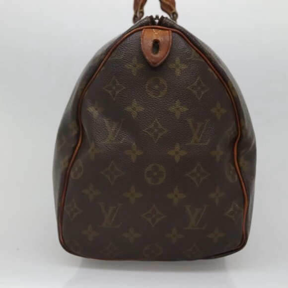LOUIS VUITTON Monogram Speedy 35 Hand Bag M41524 LV Auth bs28622 - Picture 5 of 16